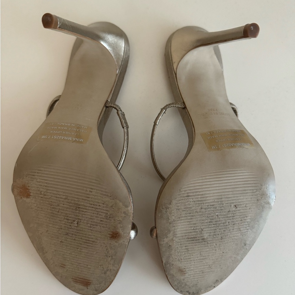 Steve Madden Mina Leather High Heel Sandal - Picture 6 of 6
